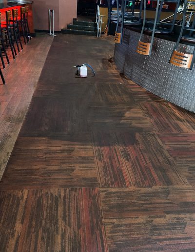 carpet cleaning being done at a Chicago Strip Club